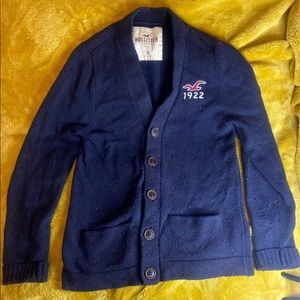 Woman’s Vintage Holister Navy Blue Cardigan